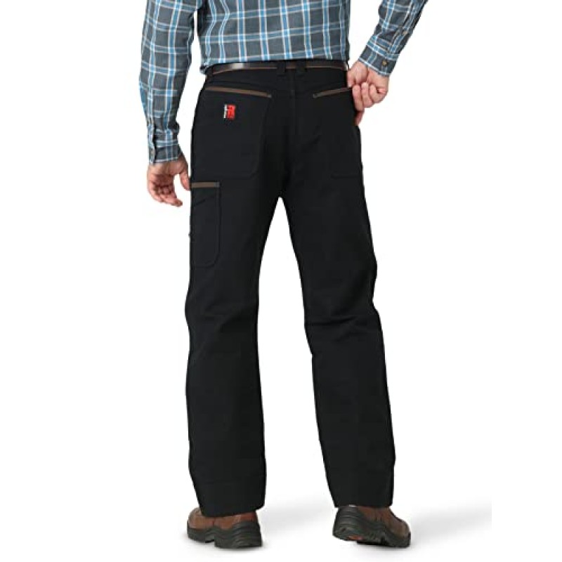 Wrangler Riggs 작업복 남성용 터프 레이어 릴렉스핏 캔버스 팬츠