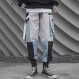 XYXIONGMAO 남성용 힙합 바지 전술 Techwear Harem Street Sweatpants 사이버 펑크 전술 조깅 남성용 카고 바지