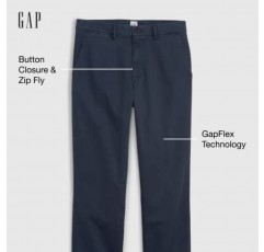 GAP 남성 에센셜 카키 스트레이트 테이퍼핏