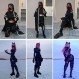 Aelfric Eden Mens Techwear 바지 스트리트 조깅 바지 멀티 포켓 카고 바지 Drawstring이있는 힙합 하이킹 바지