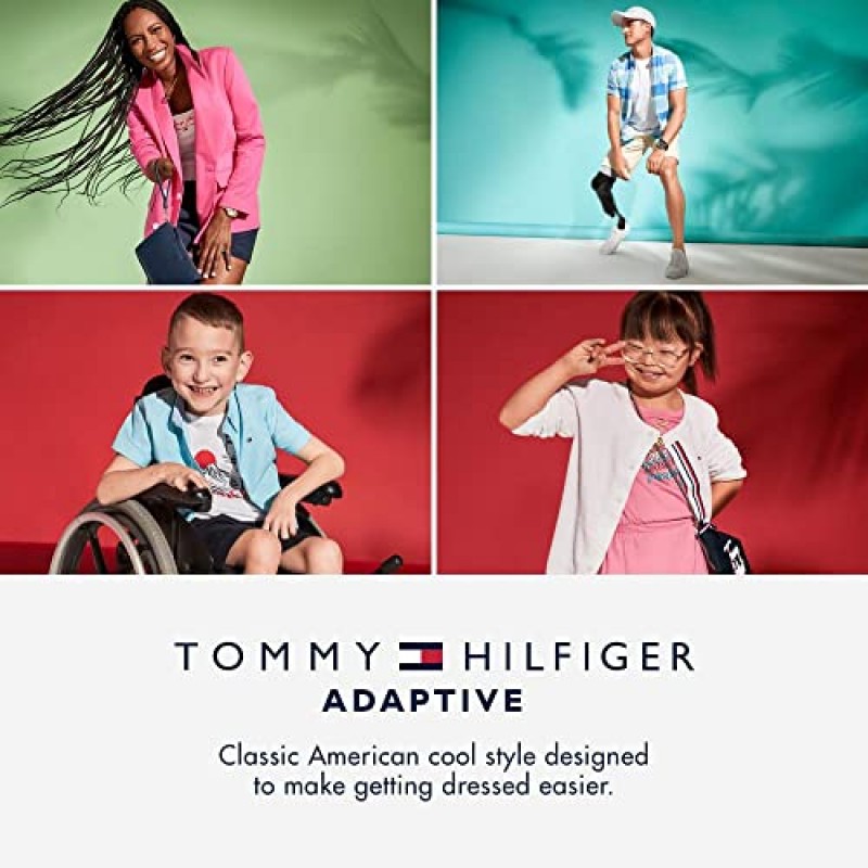 Tommy Hilfiger 남성용 적응형 스웨트팬츠(벨크로 외부 솔기 포함)