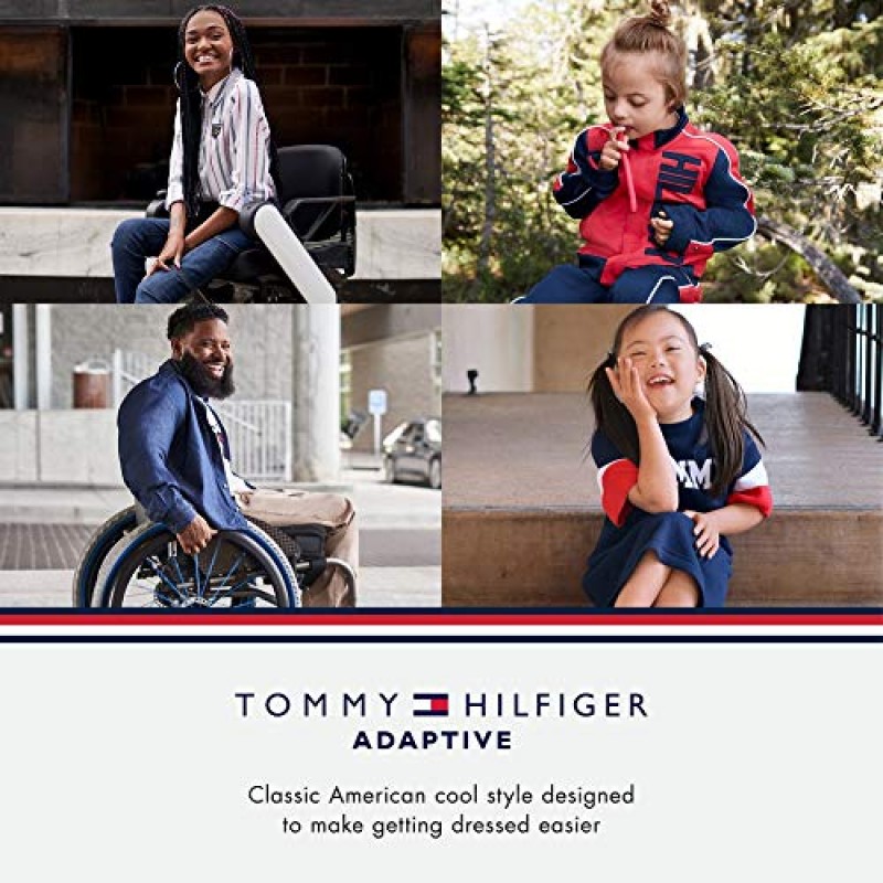 Tommy Hilfiger 남성용 적응형 스웨트팬츠(벨크로 외부 솔기 포함)