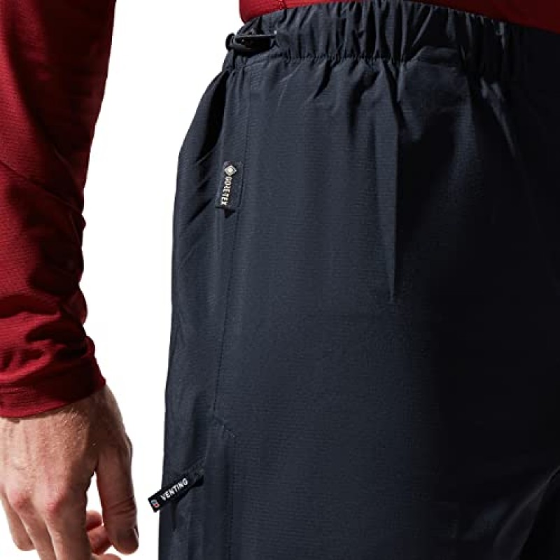 Berghaus 남성 Paclite Gore-Tex 방수 바지