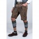 Edelnice Trachtenmode 바이에른 전통 짧은 가죽 바지 Fabian Lederhosen with Belt