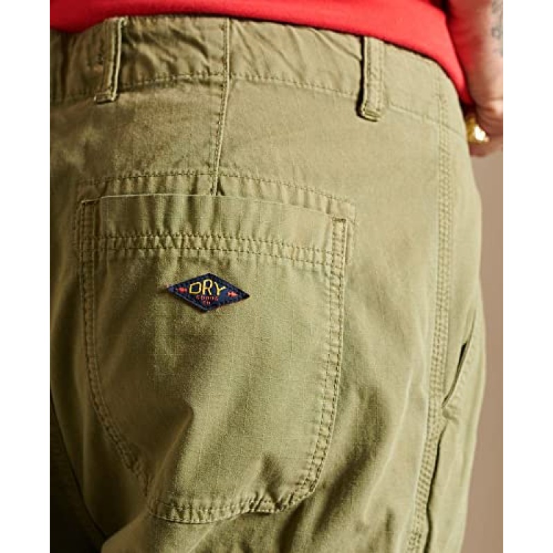 Superdry 남성 빈티지 테이퍼드 카고 팬츠