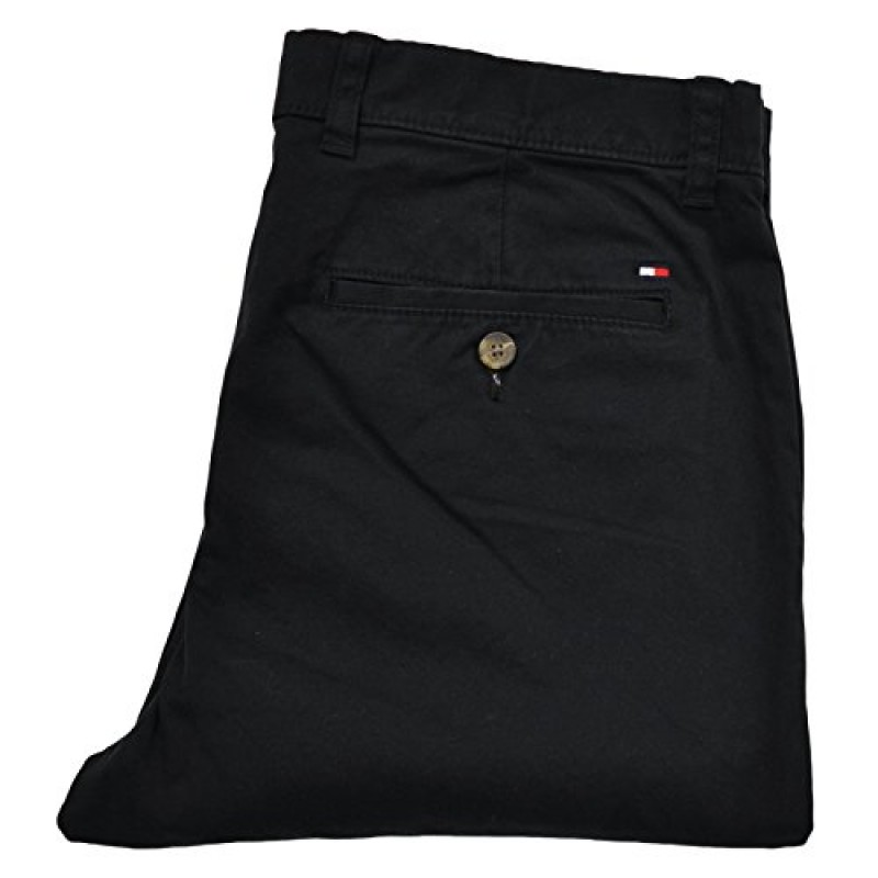 Tommy Hilfiger 남성 슬림핏 플랫 프론트 치노