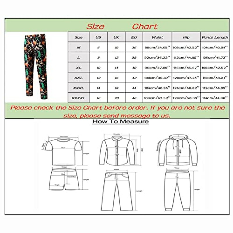 ZDFER 크리스마스 프린트 양복 바지 남성용 조깅 스포츠 바지, 운동 트랙 바지 슬랙스 피트니스 캐주얼 스웨트 팬츠