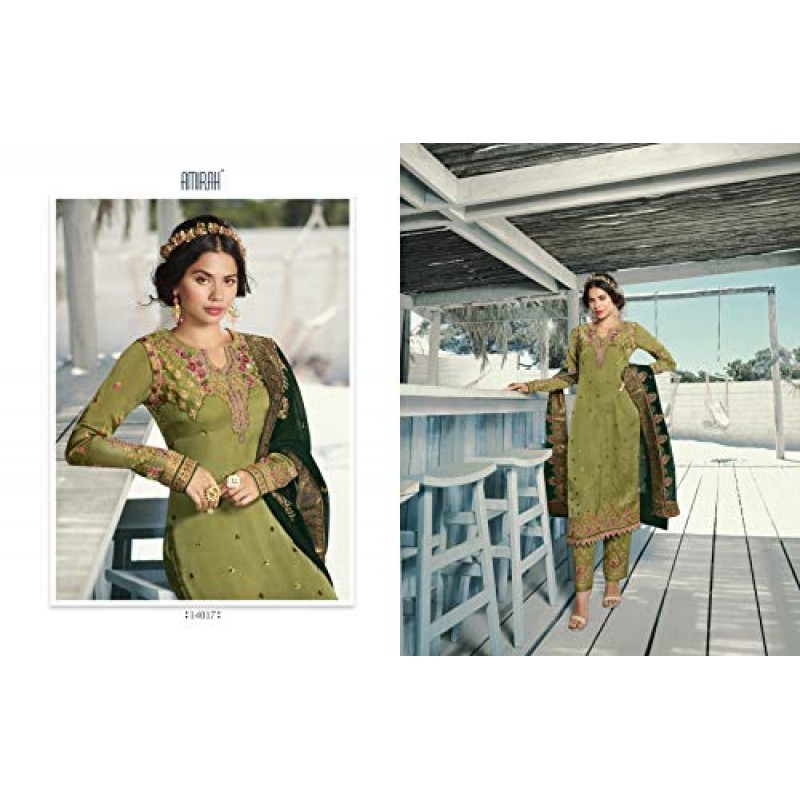 kurti bazaar 스티치 세련된 디자이너 파키스탄 Shalwar Kameez 정장 인도 바지 바지 Dupatta 드레스