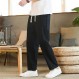 GIERIDUC 남성용 카고 조깅 바지 남성용 드레스 슬랙스 확장 가능한 허리 남성용 라이닝 워킹 바지 남성용 바지 크고 키가 큽니다.
