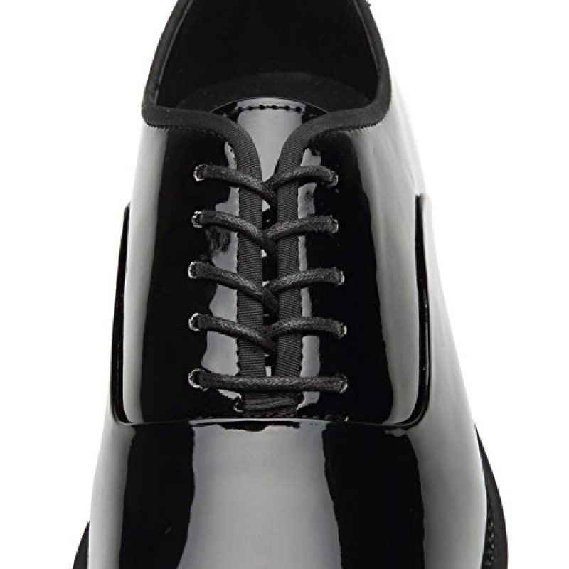 Faranzi 턱시도 신발 남성용 특허 가죽 웨딩 신발 모자 발가락 레이스 업 공식 비즈니스 옥스포드 신발