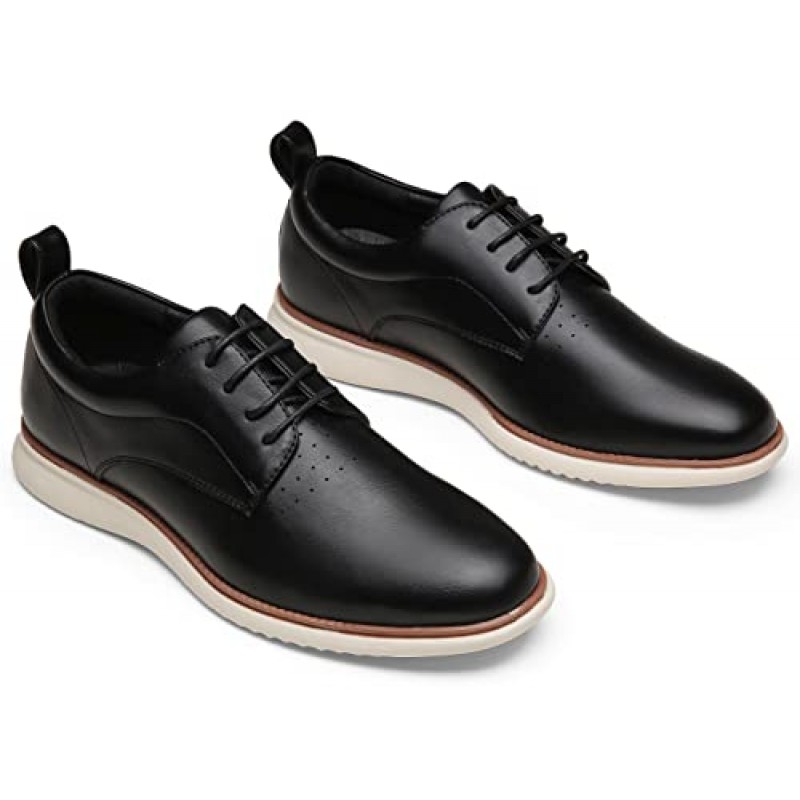 Jousen Mens Dress Shoes 옥스포드 캐주얼 레트로 클래식 편안한 공식 더비 남성용 비즈니스 드레스 신발