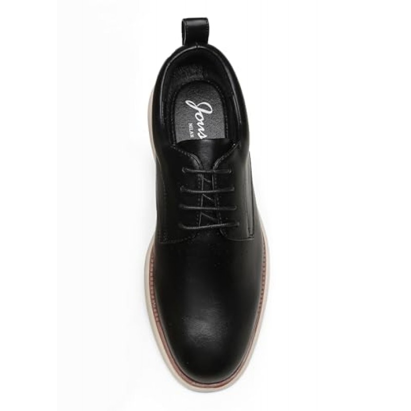 Jousen Mens Dress Shoes 옥스포드 캐주얼 레트로 클래식 편안한 공식 더비 남성용 비즈니스 드레스 신발