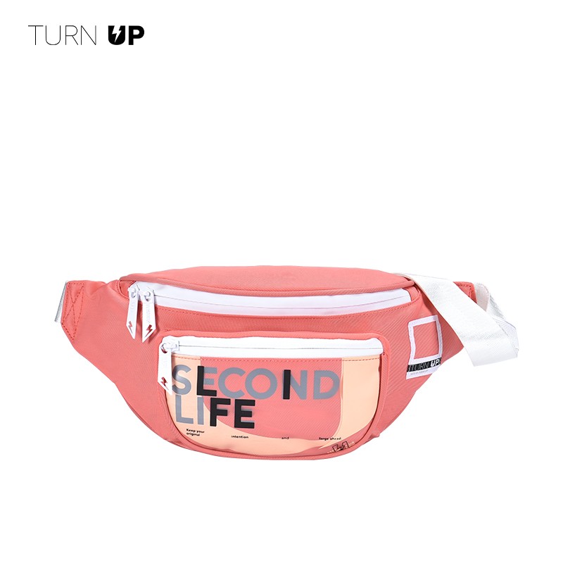 TURNUP 원래 맞춤형 Crossbody 가방 여자 2023 신입생 스포츠 러닝 허리 가방 대용량 가슴 가방