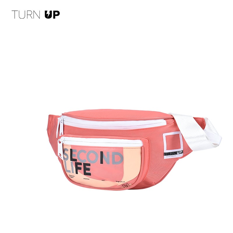 TURNUP 원래 맞춤형 Crossbody 가방 여자 2023 신입생 스포츠 러닝 허리 가방 대용량 가슴 가방