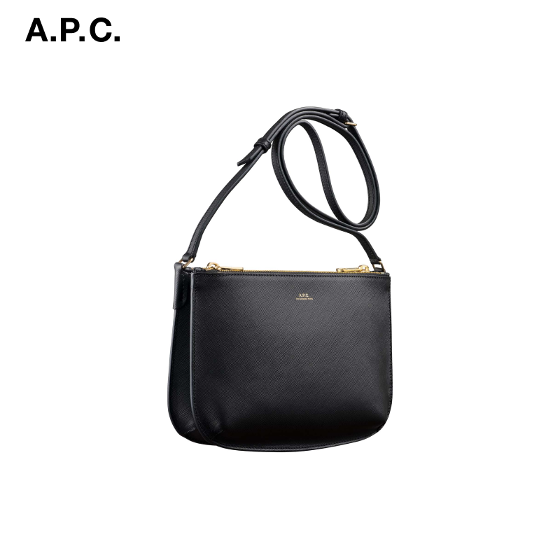 [브랜드클래식] A.P.C.SAC SARAH 여성 기질 통근 숄더 크로스바디 블랙 소가죽백