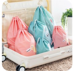 MUMU 일본 만화 홈 방수 의류 보관 가방 방진 Drawstring 여행 Drawstring 포켓 애니메이션 주변 장치