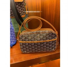 Goyard 카메라 가방 클래식 Y 단어 로고가 인쇄된 도시락 가방 Goya 스몰 스퀘어 가방 남성과 여성을 위한 싱글 숄더 크로스바디 백