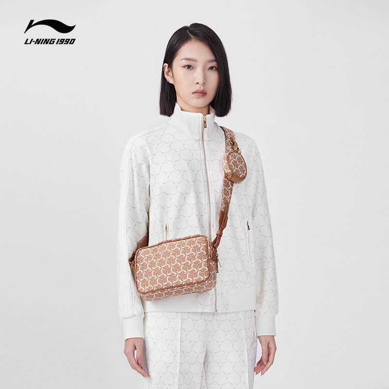 LI-NING1990 남녀공용 노안 크로스바디 카메라 가방 동전 지갑 Li Ning 1990 클래식 시리즈