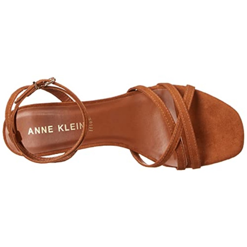 Anne Klein 여성용 멜리 힐 샌들, 안장, 9