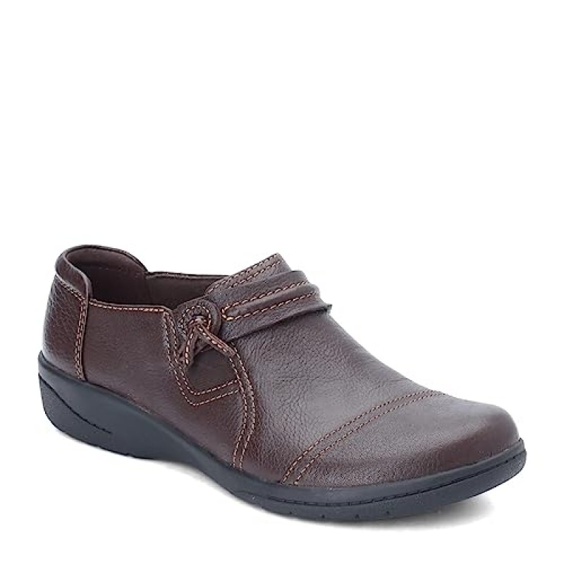 Clarks 여성용 Cheyn Madi 로퍼, 다크 브라운 텀블 가죽, 11M 미국