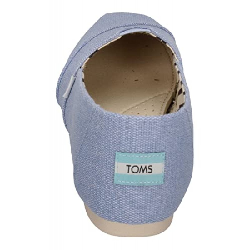 TOMS 여성용 알파가타 헤리티지 캔버스 로퍼 플랫