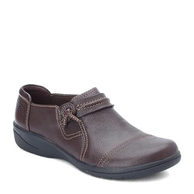 Clarks 여성용 Cheyn Madi 로퍼, 다크 브라운 텀블 가죽, 8W 미국