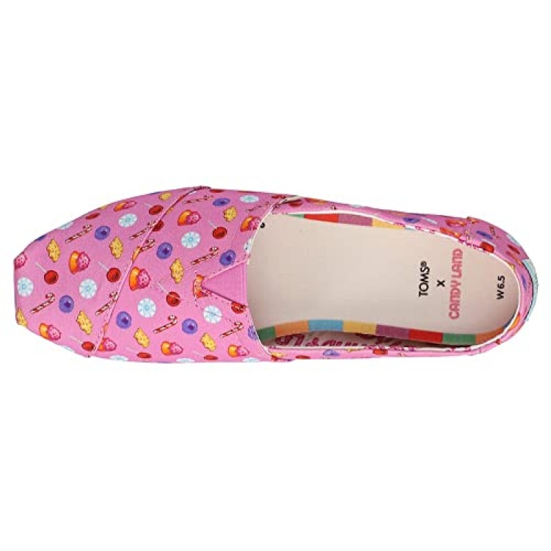 TOMS 여성 Alpargata Summer Vacay 슬립온 플랫 캐주얼 - 블루