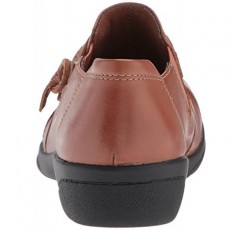 Clarks 여성용 Cheyn Madi 로퍼, 다크 탠 가죽, 9 W 미국