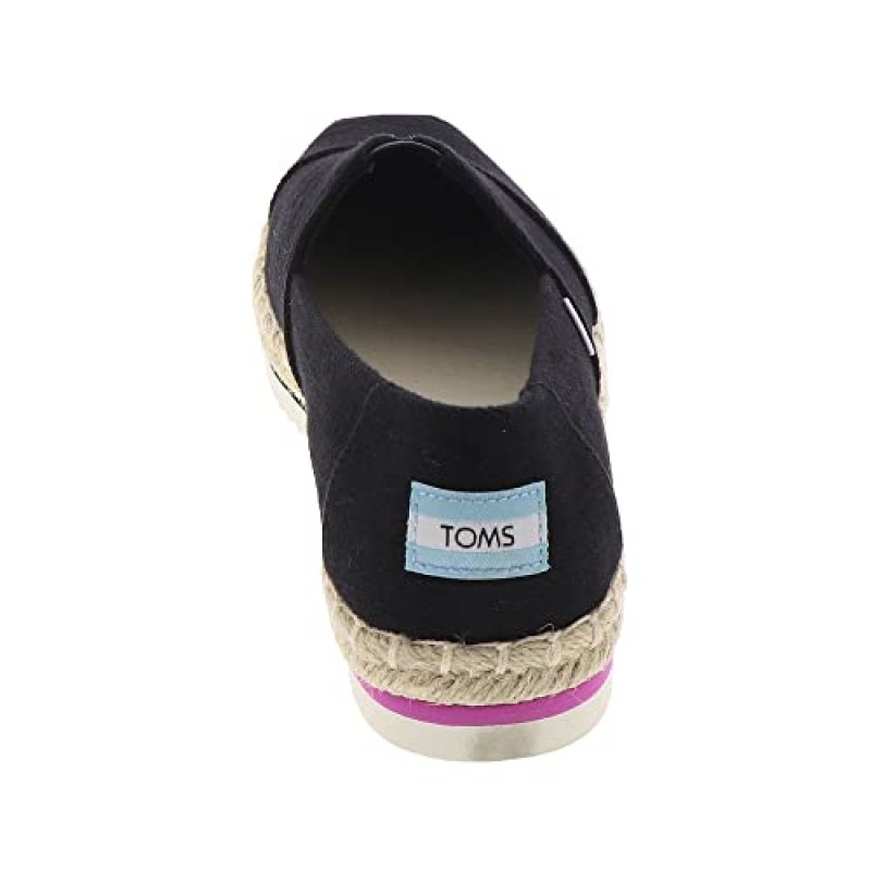 TOMS 여성용 알파가타 플랫폼 로프 슬립온 플랫 캐주얼 - 핑크