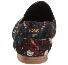 TOMS 여성 Darcy 슬립온 플랫 캐주얼 - 브라운, 화이트