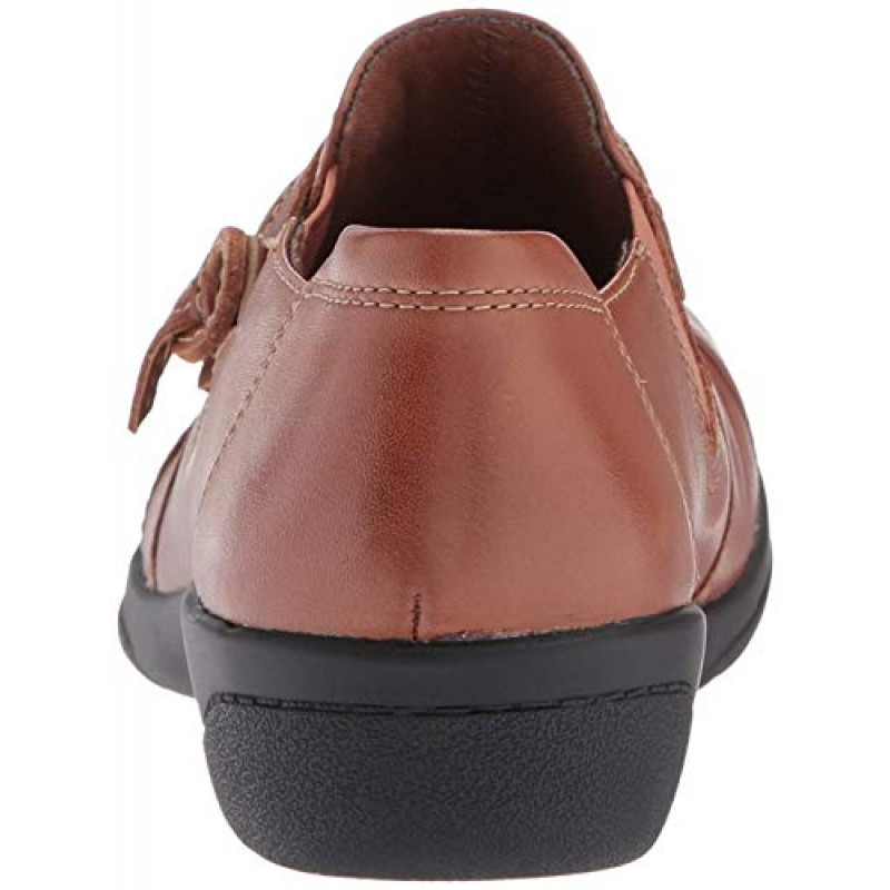 Clarks 여성용 Cheyn Madi 로퍼, 다크 탠 가죽, 8.5M 미국