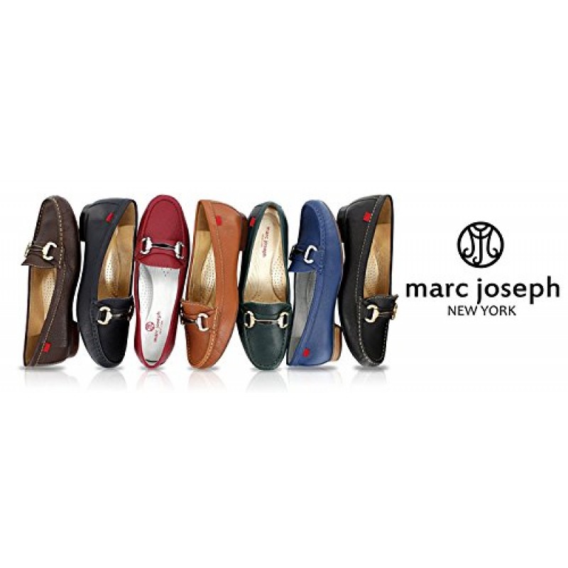 MARC JOSEPH NEW YORK 여성 가죽 그랜드 스트리트 로퍼 드라이빙 스타일