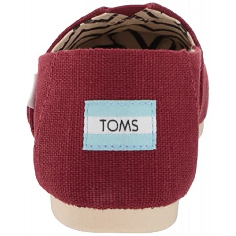 TOMS 여성용 알파가타 재활용 코튼 캔버스 로퍼 플랫