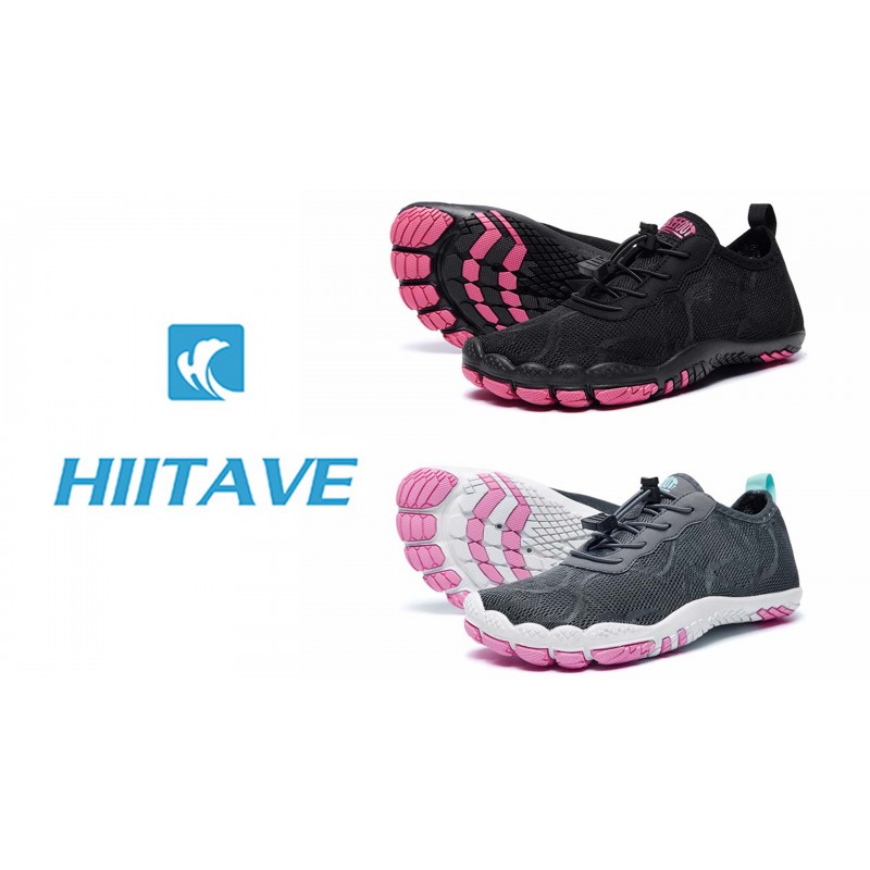 Hiitave Womens Water Shoes 수영 다이빙 서핑 아쿠아 스포츠 풀 비치 워킹 요가를위한 빠른 건조 맨발