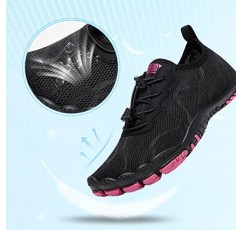 Hiitave Womens Water Shoes 수영 다이빙 서핑 아쿠아 스포츠 풀 비치 워킹 요가를위한 빠른 건조 맨발