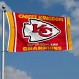 WinCraft Kansas City Chiefs 슈퍼볼 챔피언 Chiefs Kingdom 깃발 야외 실내 3x5 풋 배너