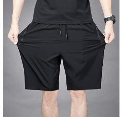 ZooYung Boys Running Shorts 빠른 건조 경량 운동용 반바지(지퍼 포켓 포함) 운동 체육관 훈련 야외