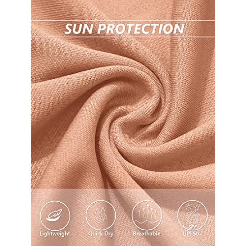 TACVASEN 여성용 반팔 셔츠 Sun Protection T-Shrit UPF 50+ 퀵 드라이 야외 요가 러닝 체육관 운동 탑