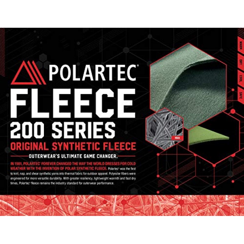 281Z 야외 따뜻한 8인치 부츠 라이너 양말 - 군용 전술 하이킹 스포츠 - Polartec 플리스 겨울 양말(검은색)