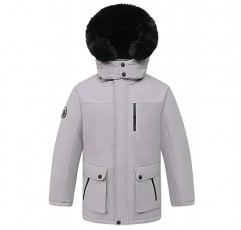 MOERDENG 아동용 방수 스키 재킷 따뜻한 겨울 코트 소년과 소녀의 스노우 보드 재킷 야외 윈드 브레이커