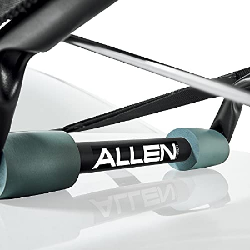 Allen Sports Deluxe 2자전거 트렁크 마운트 랙, 모델 ZN102, 블랙