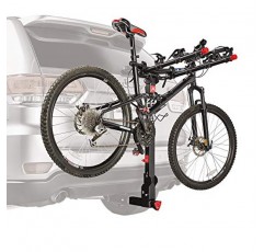 Allen Sports Deluxe+ 2인치 히치용 잠금식 퀵 릴리스 4자전거 캐리어, 모델 840QR, 블랙