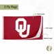 University of Oklahoma 플래그 양면 Sooners 배너 100% 폴리에스터 실내 실외 3x5(양면 - 플래그 C)