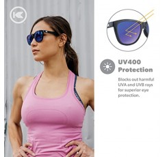 Knockaround Premiums Sport - 여성 및 남성용 편광 러닝 선글라스 - 충격 방지 렌즈 및 UV400 완전 보호