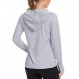 KPSUN 여성용 UPF 50+ UV 자외선 차단 의류 지퍼 업 까마귀 SPF 긴 소매 썬 셔츠 낚시 하이킹 야외 자켓