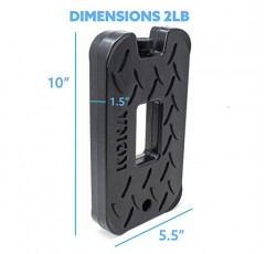 Kona Black/Ice 쿨러용 2파운드 아이스팩 - 오래 지속되는 디자인 - 재냉동 가능 재사용 가능한 쿨러 아이스팩(4)
