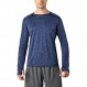 3팩: 남성용 긴 소매 티셔츠, 드라이 핏 UV 자외선 차단 야외 하이킹 엄지 구멍이 있는 운동용 액티브 탑