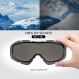 OutdoorMaster OTG 스키 고글 - 남성, 여성 및 청소년용 안경 위 스키/스노보드 고글 - 100% 자외선 차단