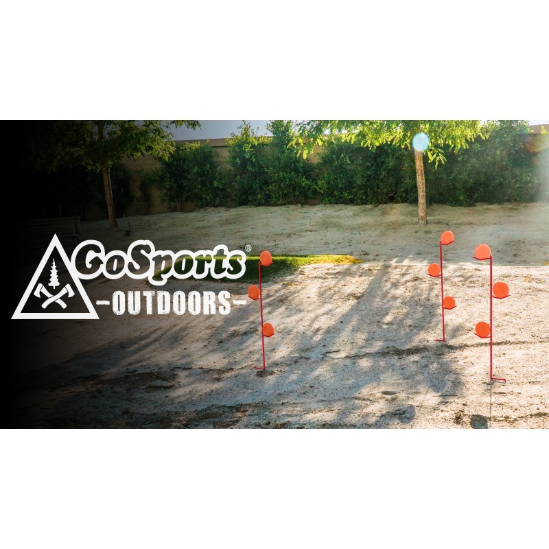 GoSports Outdoors 트라이 타워 스틸 클레이 비둘기 홀더