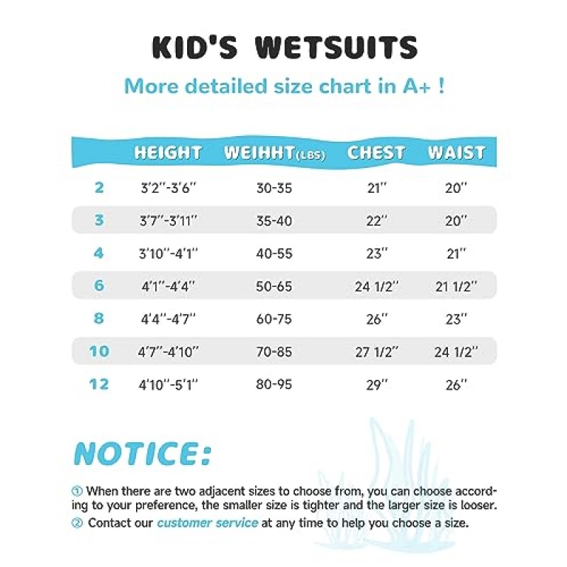 Divmystery 어린이 잠수복 소년 소녀 청소년 유아(7 사이즈) - 슈퍼 신축성 - 어린이 및 청소년을 위한 3/2mm 전신 잠수복, 서핑 수영 다이빙 수상 스포츠용 어린이 잠수복